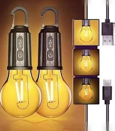 Decorative Hanging Bulb with multiple Tent Lamp Modes