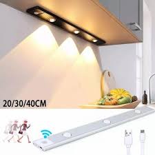 Motion Sensor Cabinet LED Set with USB rechargeable