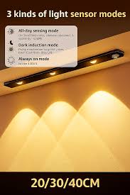 Motion Sensor Cabinet LED Set with USB rechargeable