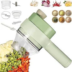 Portable Electric Vegetable Cutter set
